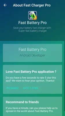 Fast Battery Pro android App screenshot 0